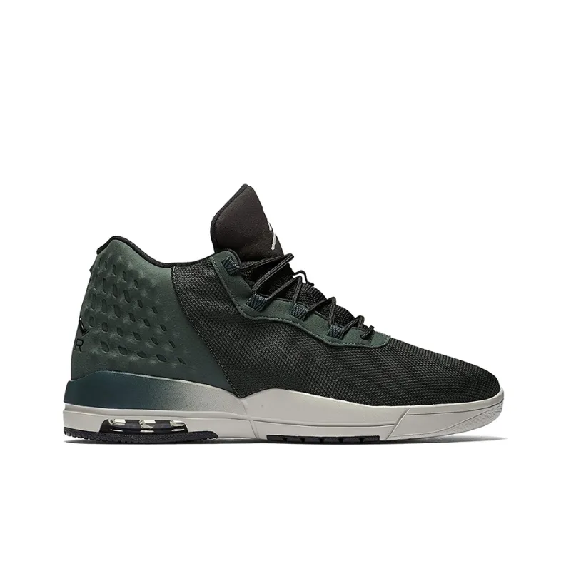 Jordan Academy Cushioning Anti-Slip And Wear-Resistant Coverage Mid-Top Performance Basketball Shoes Men's Black Green-1