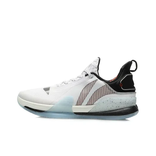 LINING Blitz 7 Premium Basketball Shoes Men Low-Top White/Black