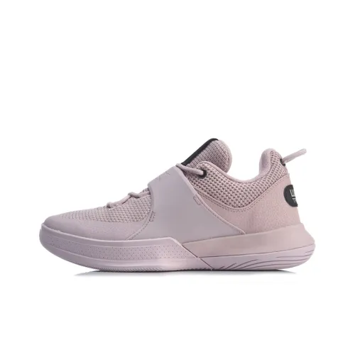 LINING Wade Collection Basketball Shoes Men Low-Top Light Pink