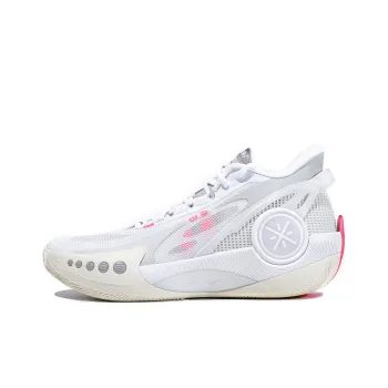 LiNing Shadow 3 Way Of Wade Abrasion Resistant Breathable Low Top Basketball Shoes Men's White Gray