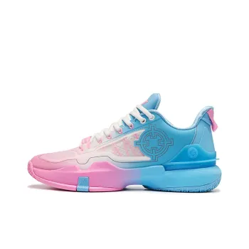 RIGORER Hydrogen 2 Colorful Clouds Low Top Basketball Shoes Cloudy Blue/Pink Upgraded