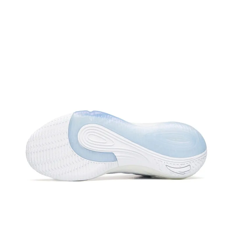 Anta Basketball Collection Cushioning Anti-Slip And Wear-Resistant Low-Top Basketball Shoes White Green-4