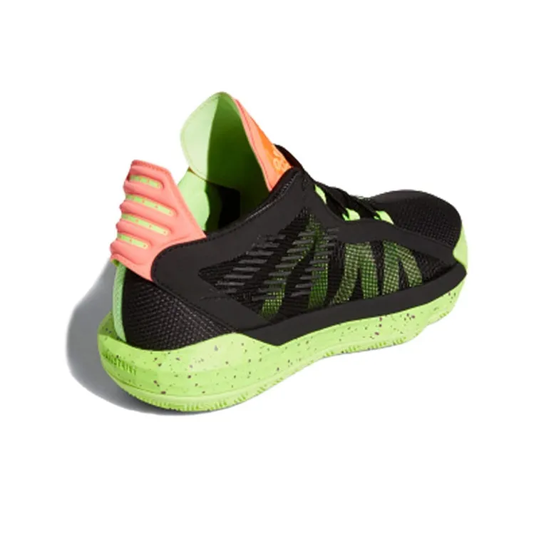 Adidas Dame 6 Signal Green Coral-3