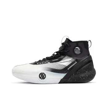 361° AG3 Pro Basketball Shoes Men High Top 361 Degrees White/Obsidian Black