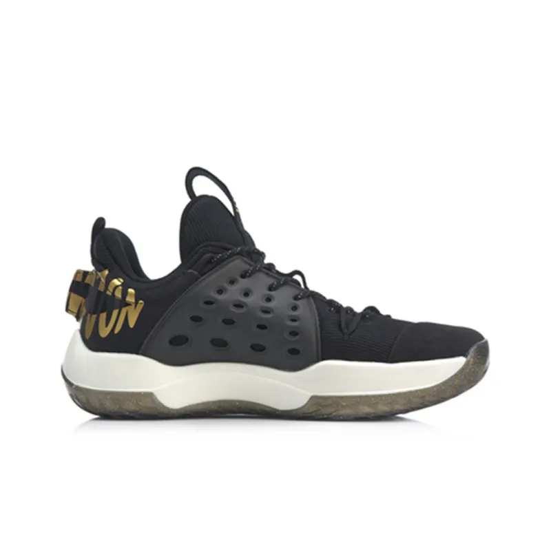 2018-2019 Season CBA Champion Shoes Glory Edition - Black/Gold | LINING Sonic VII LOW Sneakers-1
