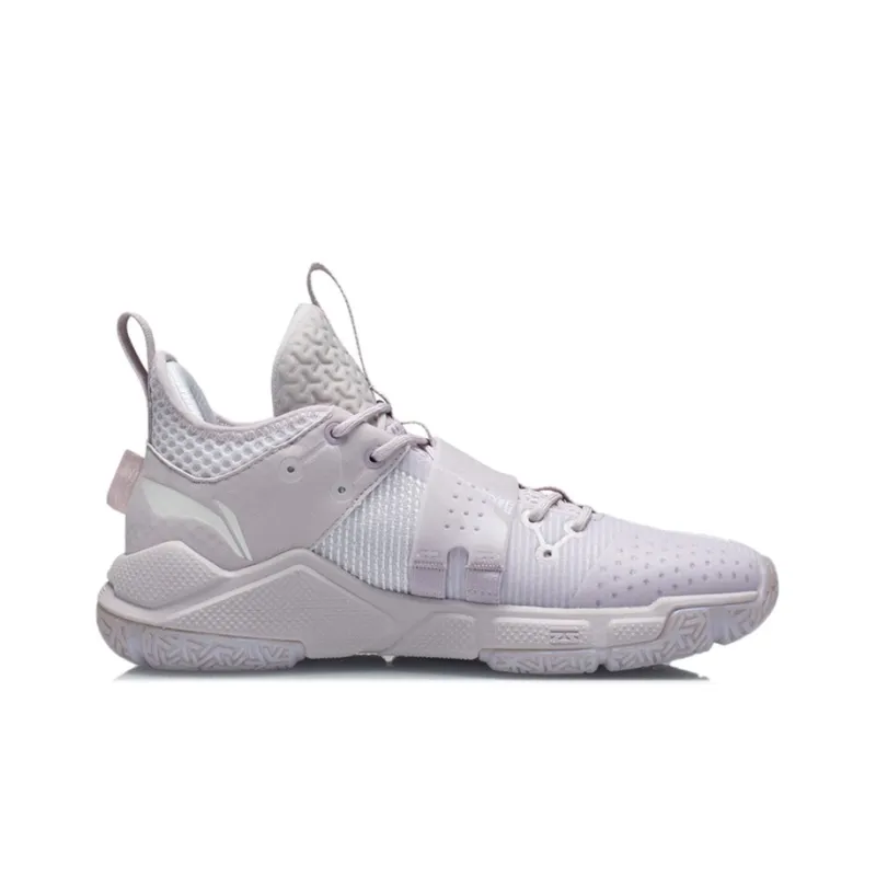 LiNing Wade Block Cushioning Anti Slip And Wear Resistant Low Top Basketball Shoes Pink-1