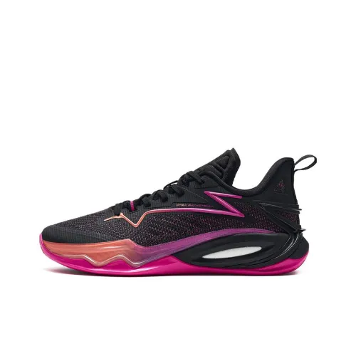 XTEP Light Attack 2 Generations Basketball Shoes Men Low-Top Black/Purple