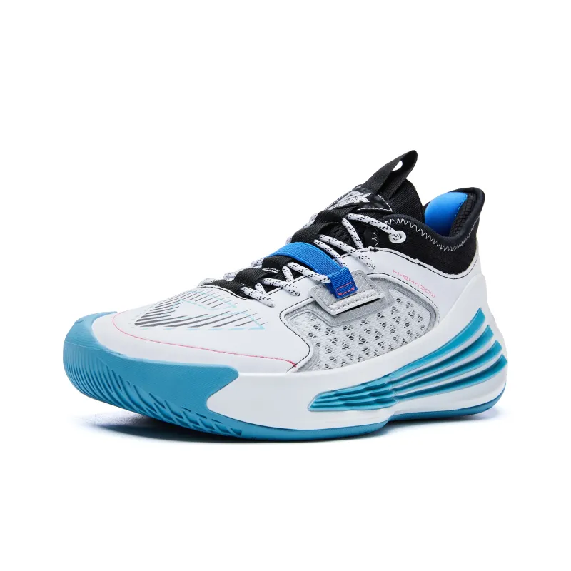 PEAK Basketball Shoes Men Low Top Baymax Sky Extreme Blue-2