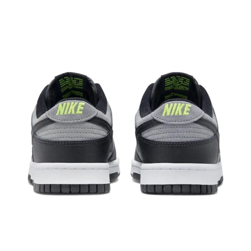 Nike Dunk Low Black Cool Grey Volt Mini Swoosh-4