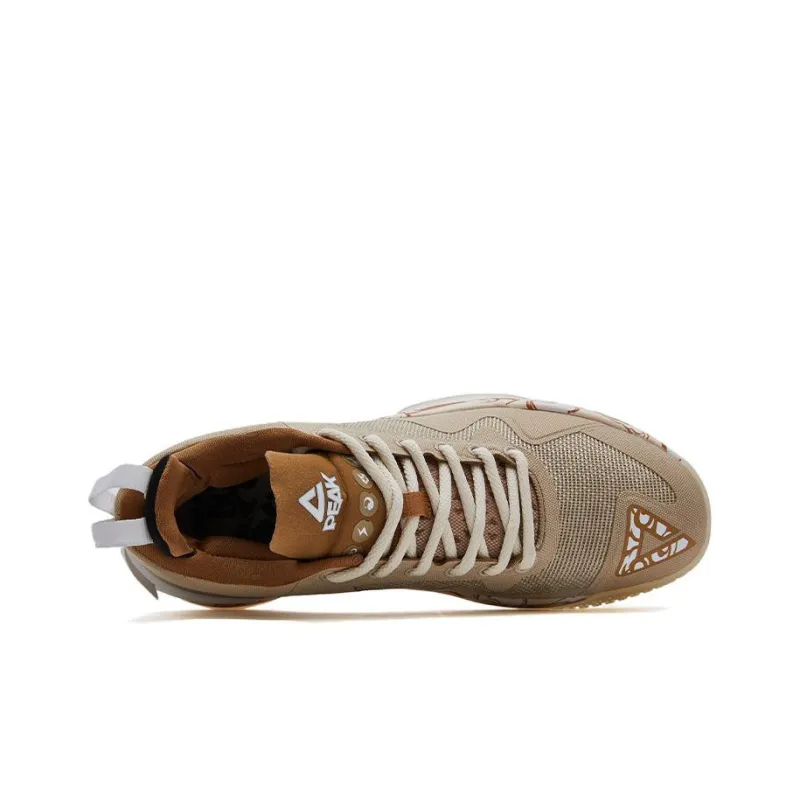 PEAK Flash 3 Taichi Performance Basketball Shoes Men's Khaki-2