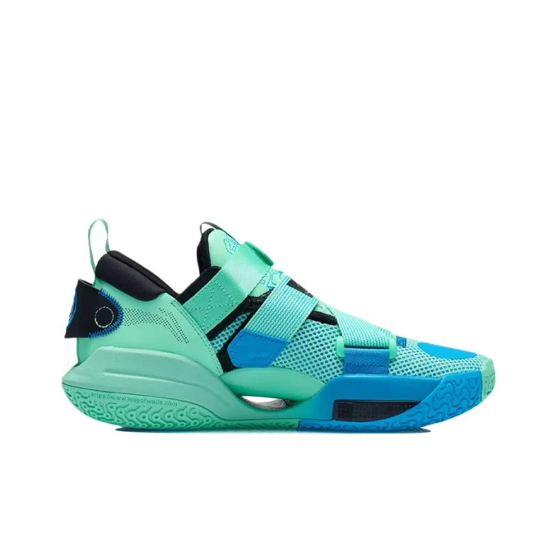LINING All City 9 V2 Basketball Shoes Men Low Top Fluorescent Emerald Green-1