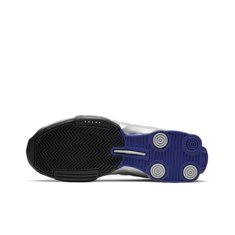 Nike Shox BB4 Black Silver Lapis-4