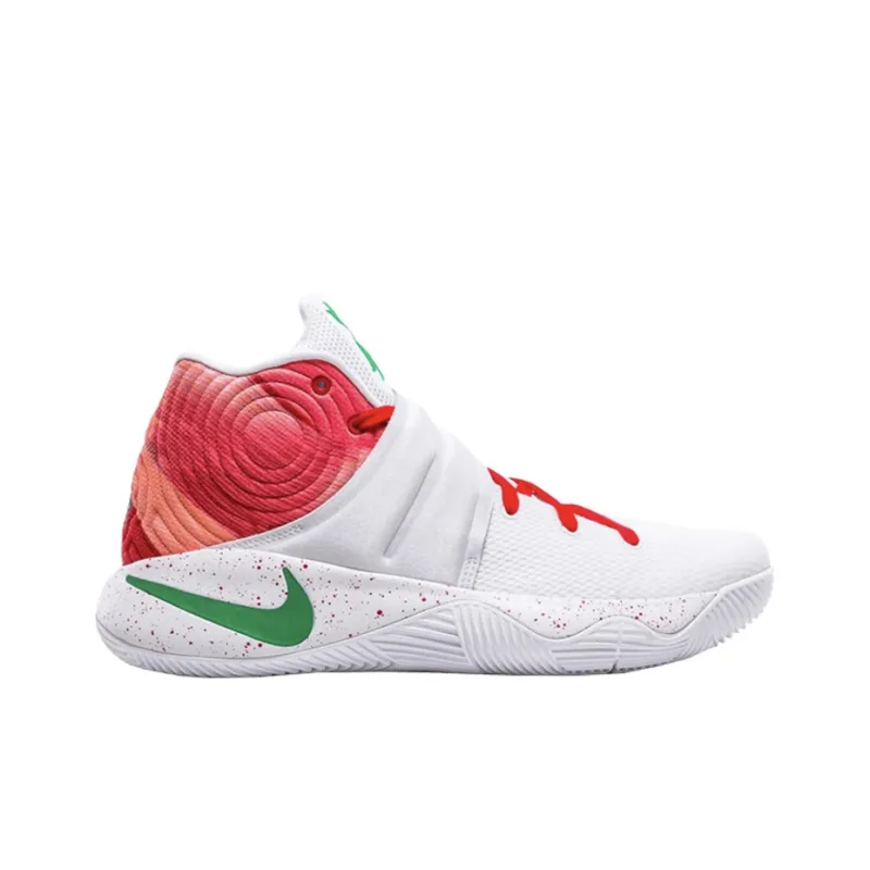 Nike Kyrie 2 Ky Rispy Kreme Cushioning Coverage Support Mid Top Performance Basketball Shoes Men's White Pink-1