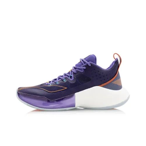 LINING Sound 8 Low Basketball Shoes Men Low-Top Purple