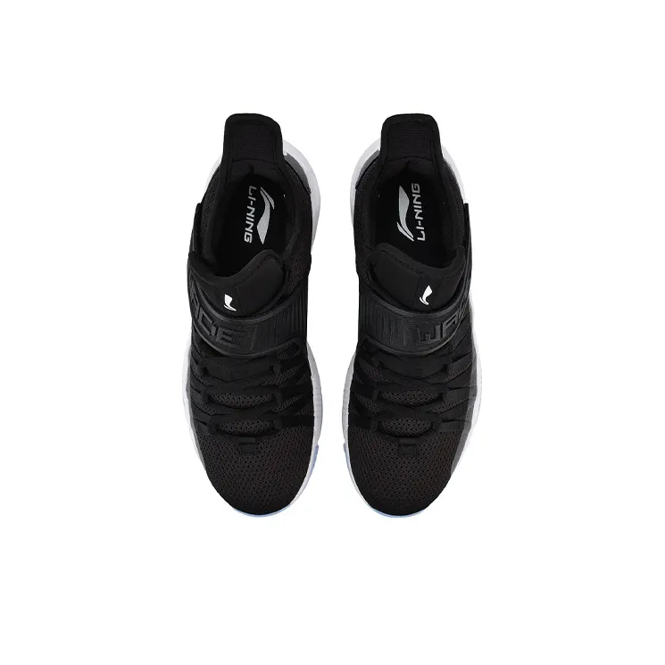 LINING All Over The Place Basketball Shoes Men Mid-Top Black/Blue-3