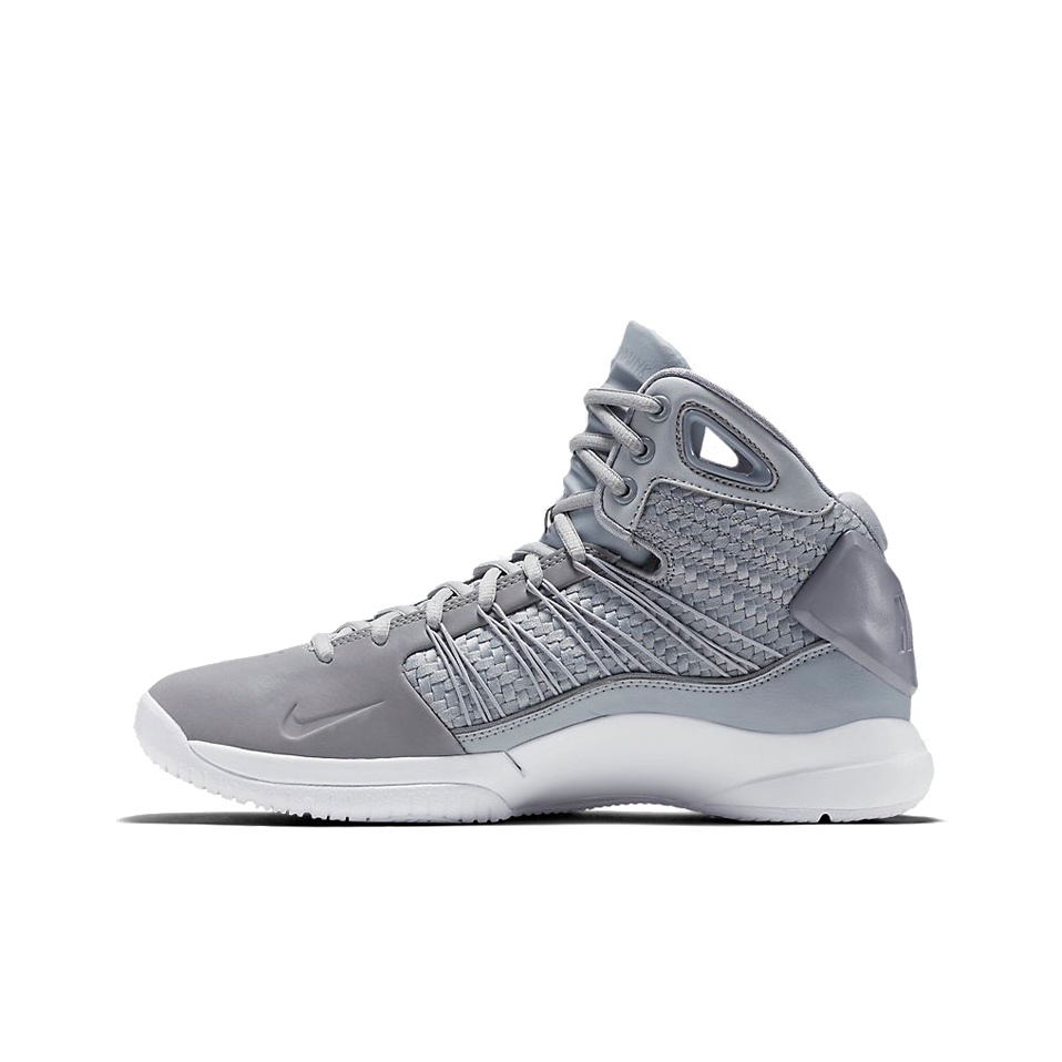 Nike Hyperdunk Basketball Shoes Men Mid Top Gray White POIZON