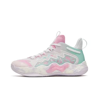 Anta Magic Cement Cushioning, Slip Resistant, And Abrasion Resistant Low Top Basketball Shoes Women's Pink