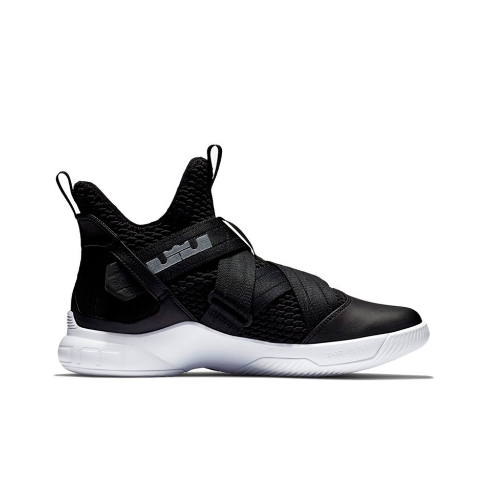 Nike LeBron Soldier 12 Tb Black White Silver POIZON