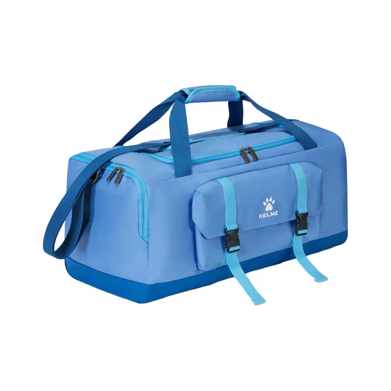 KELME Polyester Travel Bag Tubas Unisex Black/Gray/Light Blue-12