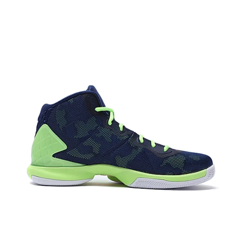 Jordan Super.Fly 4 Basketball Shoes Men High Top Blue/Green-1