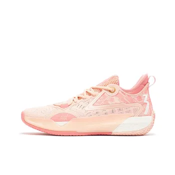 361° Zen 5 People Are Very Stylish Low Top Performance Basketball Shoes Men's Soft Pink
