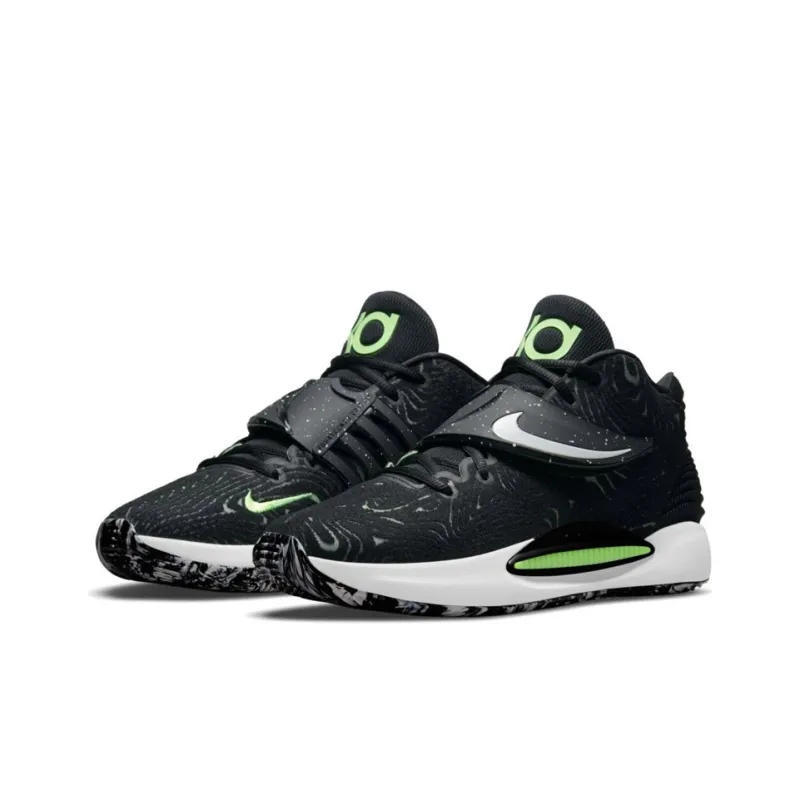 Nike KD 14 EP 'Black Lime Glow'-2