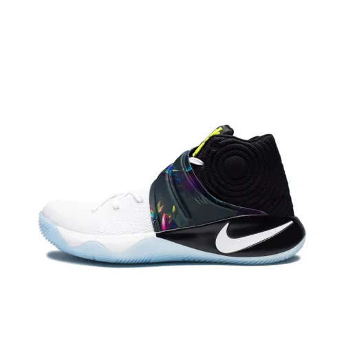 Nike Kyrie 2 Basketball Shoes Men Mid-Top White/Black/Volt