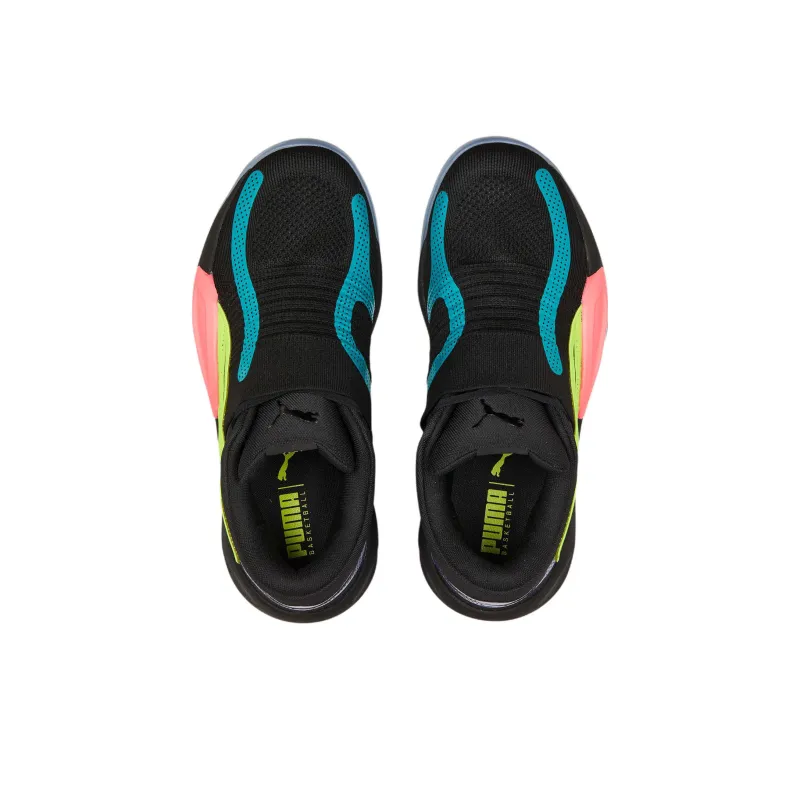 PUMA Rise Nitro Black Sunset Glow-3