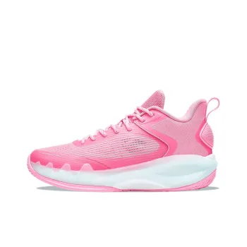 XTEP Light Attack Low Top Performance Basketball Shoes Men's Peach Pink