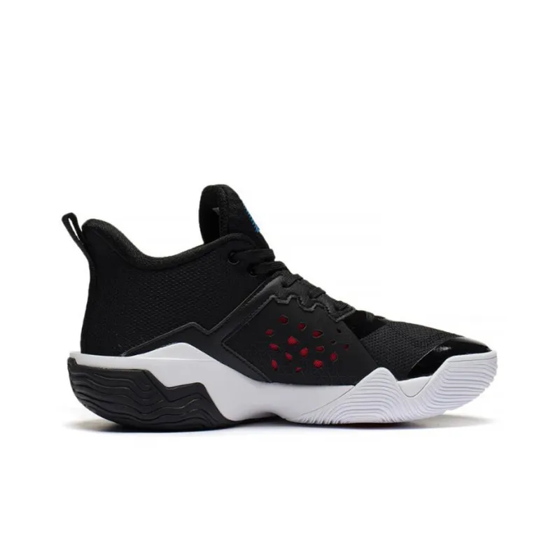 LiNing Cushioning, Slip Resistant, Abrasion Resistant, Coverage, Support Low Top Basketball Shoes Men's Black-1