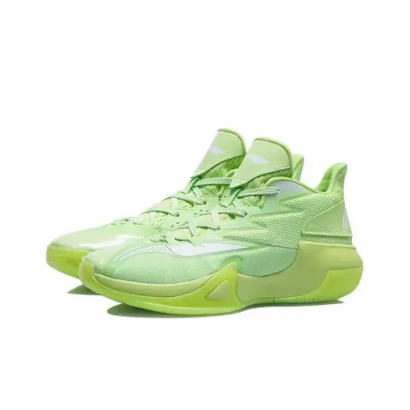 LiNing Sprint SE Cushioning Mid Top Performance Basketball Shoes Men's New Leaf Green-2