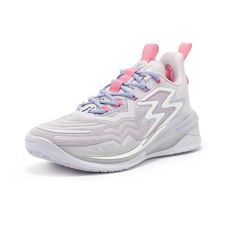 361° Big3 3.0 Dinwiddie PE Cushioning, Wear Resistant Low Top Performance Basketball Shoes Women's Hyacinth Purple-2