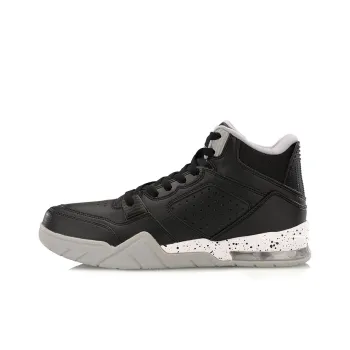 LiNing Retro 90 Basketball Shoes Unisex Black Gray