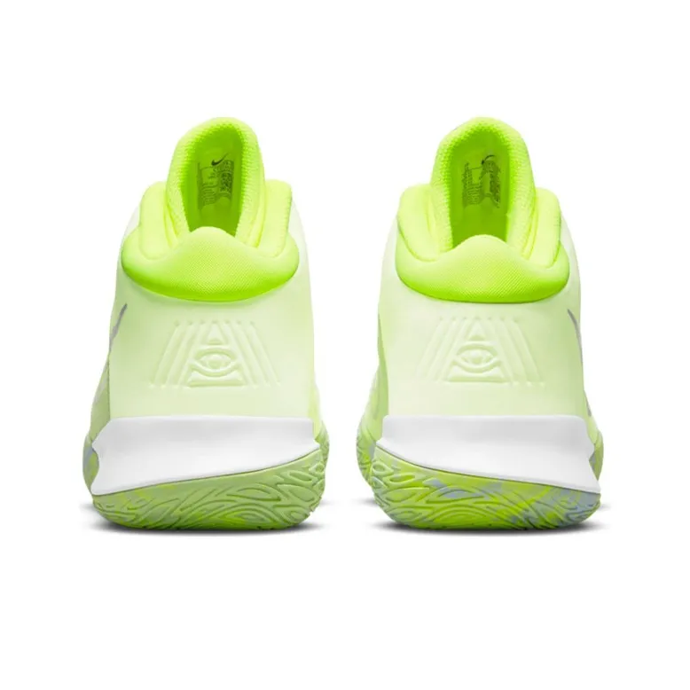 Nike Kyrie Flytrap 4 EP 'Fluorescent Yellow Aluminum Blue Grey'-4