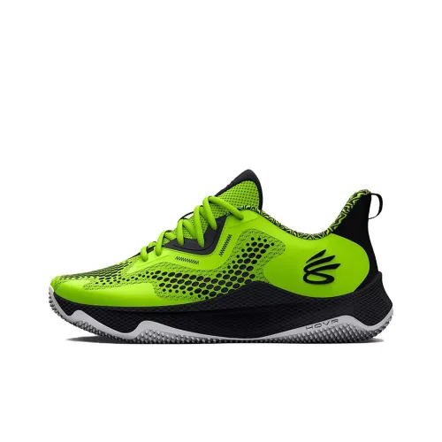 Under Armour Hovr Splash 3 Basketball Shoes Men Low-Top Green