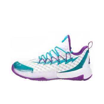 PEAK Outer Field Anti Slip Wear Resistant Low Top Performance Basketball Shoes Men's Azure Blue