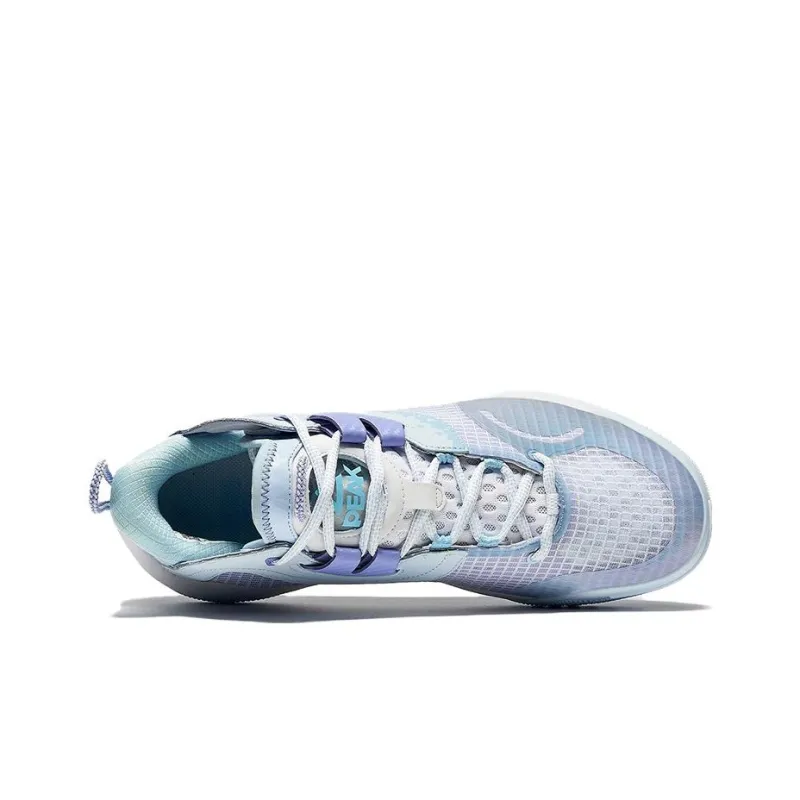 PEAK Star Move Anti Slip And Wear Resistant Breathable Mid Top Basketball Shoes Men's Fine Blue-2
