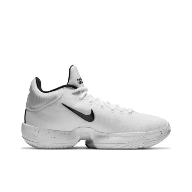 Nike Zoom Rize 2 TB Promo Durable Breathable Mid-Top Basketball Shoes Men's White Black-1