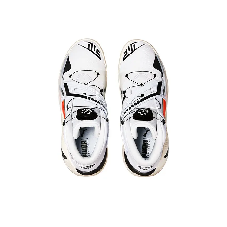 PUMA Disc Rebirth White Fiery Coral-2