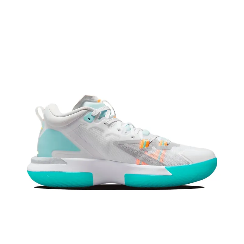 JORDAN Zion 1 'White Dynamic Turquoise'-1