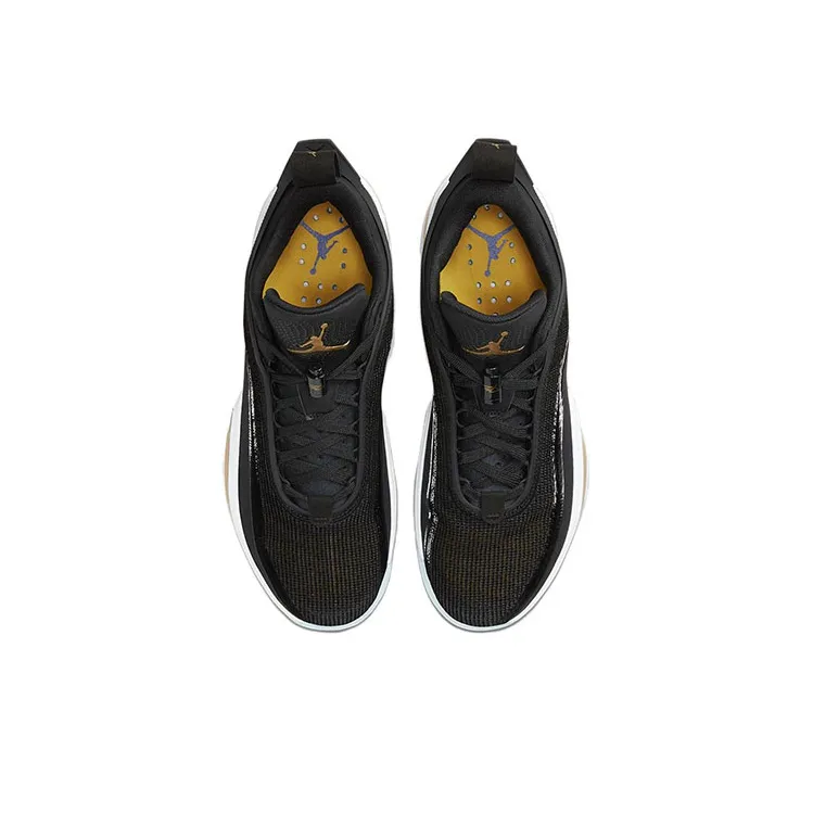 Jordan 36 Low Black Gold Clear Sole-3