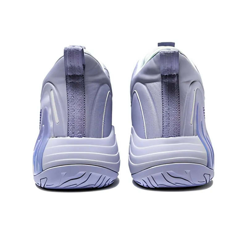 Erke Cushioning, Slip Resistant, Abrasion Resistant, Coverage, Support Mid Top Basketball Shoes Men's Purple-3