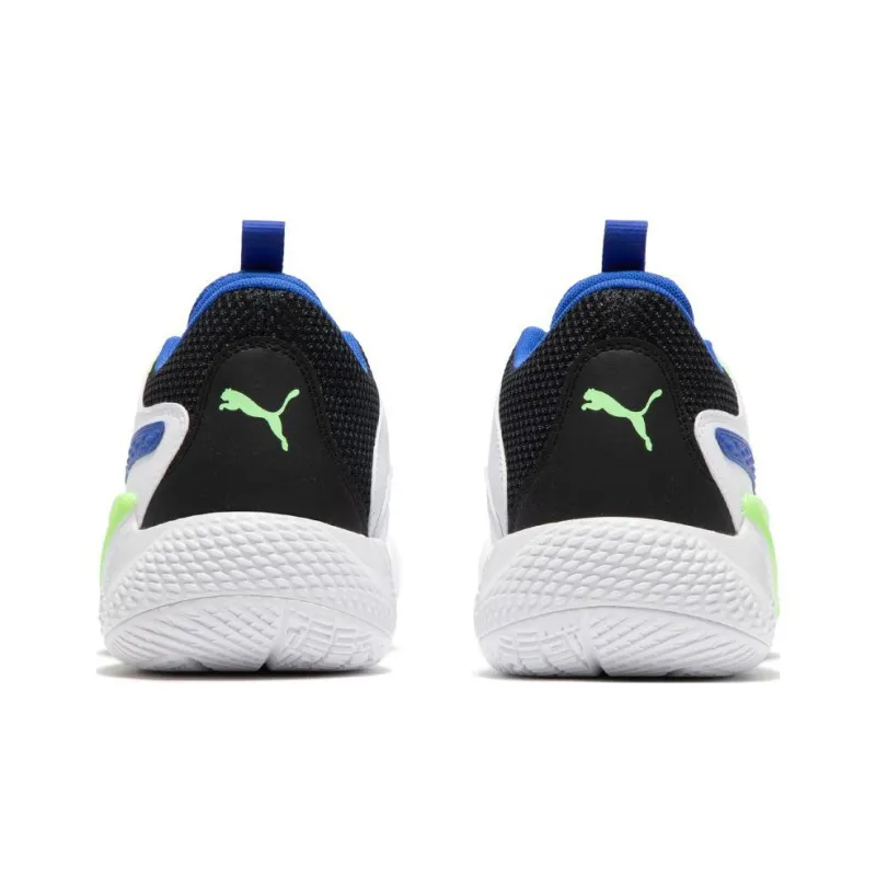 PUMA Court Rider Chaos Basketball Shoes 'Future Blue Green Glare'-4