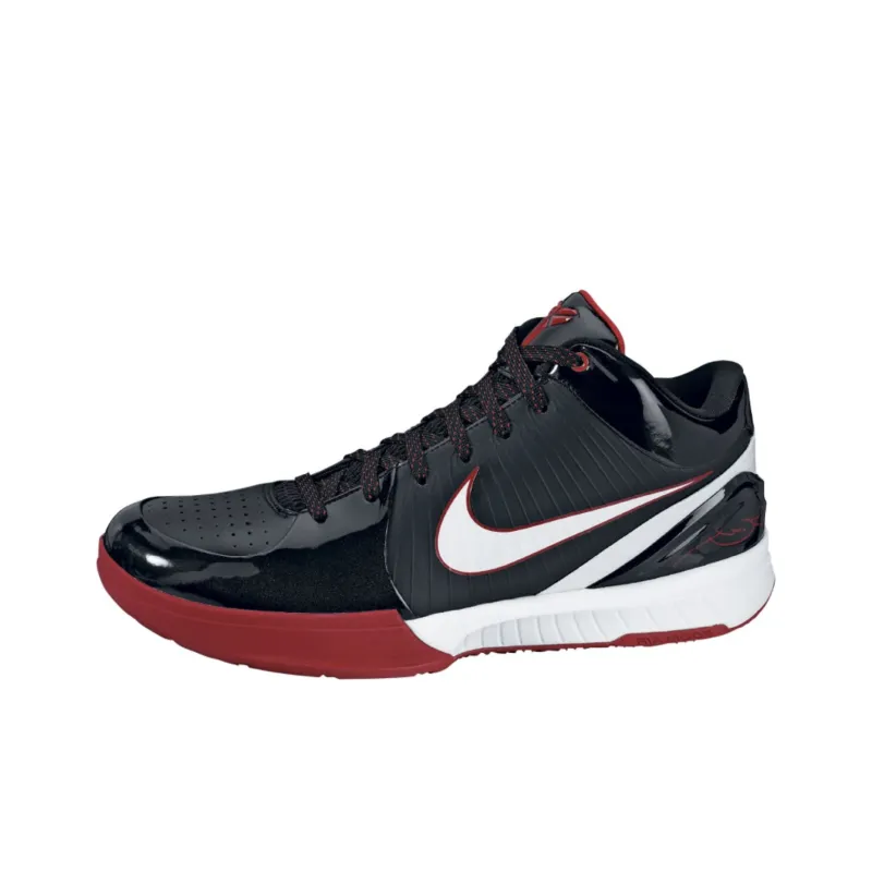 Nike Kobe 4 Black White Varsity Red-0