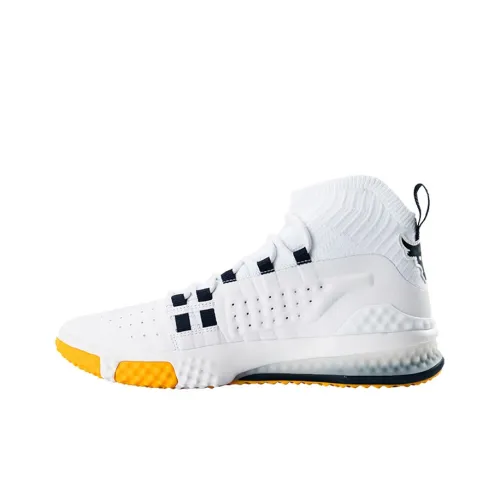 Under Armour Project Rock 1 White Navy Taxi