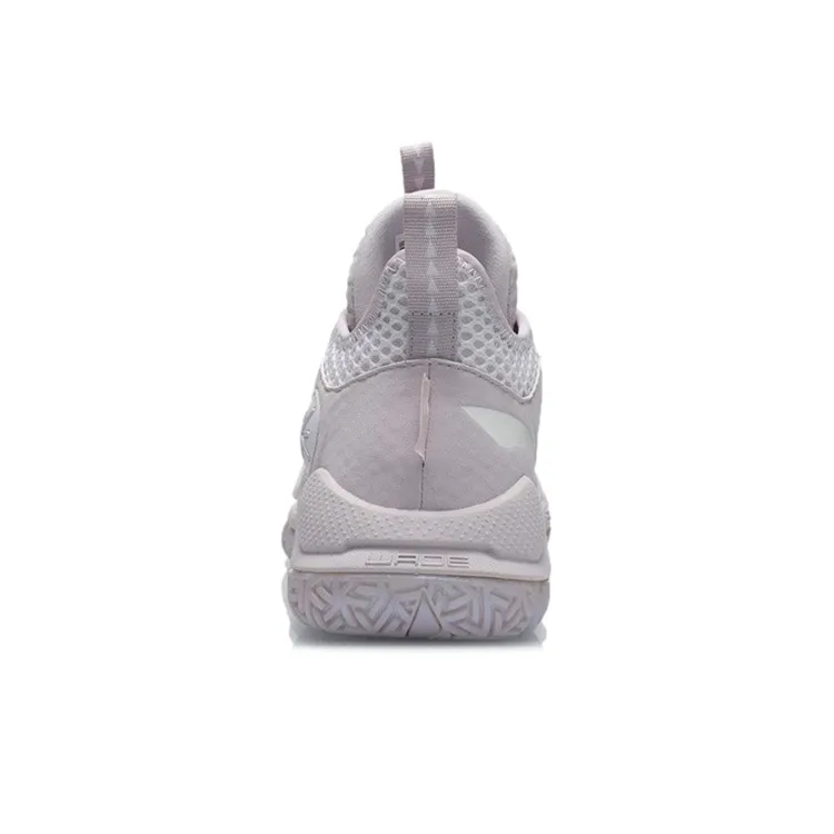 LiNing Wade Block Cushioning Anti Slip And Wear Resistant Low Top Basketball Shoes Pink-4