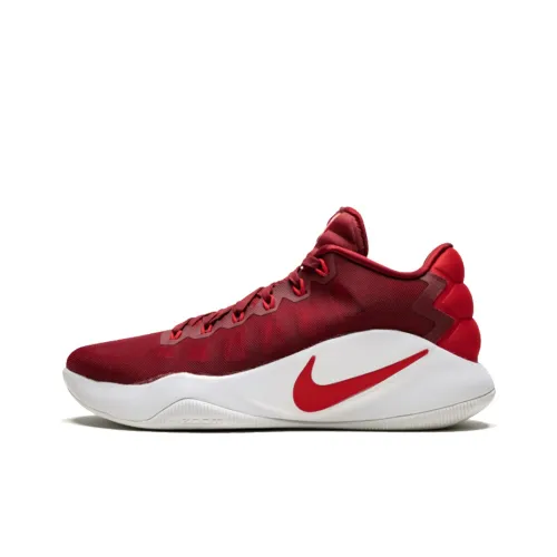 Nike Hyperdunk 2016 Basketball Shoes Men Low-Top White/Red