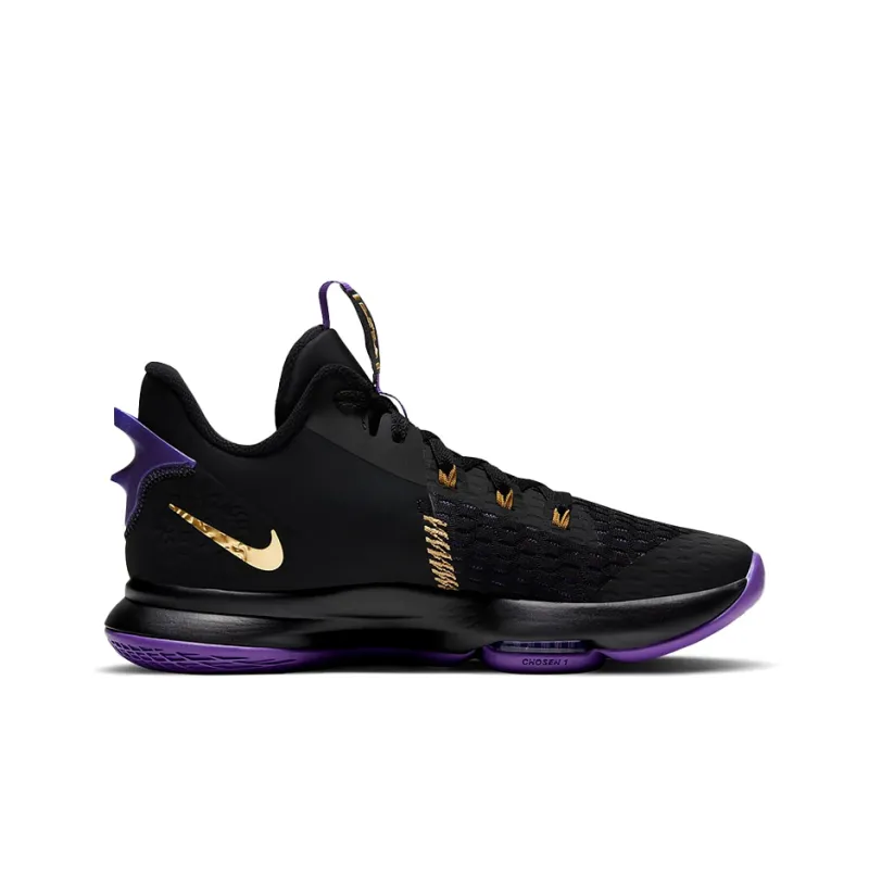 Nike LeBron Witness 5 'Fierce Purple Metallic Gold'-1