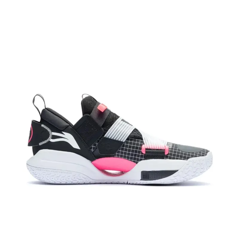 LiNing All City 9 V2 Anti Slip Wear Resistant Low Top Basketball Shoes Men's Black-1