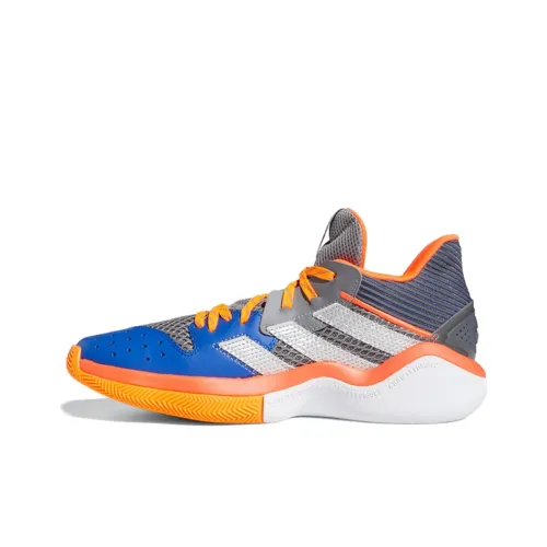 Adidas Harden Stepback 1 Basketball Shoes Men Mid-Top Orange/White/Blue